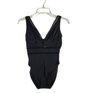 Swimsuits For All Black One Piece Swimsuit NEW 6
